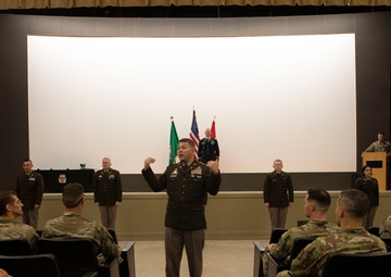 205th Regiment Officer Candidate School Class 67-24 commissioning ceremony