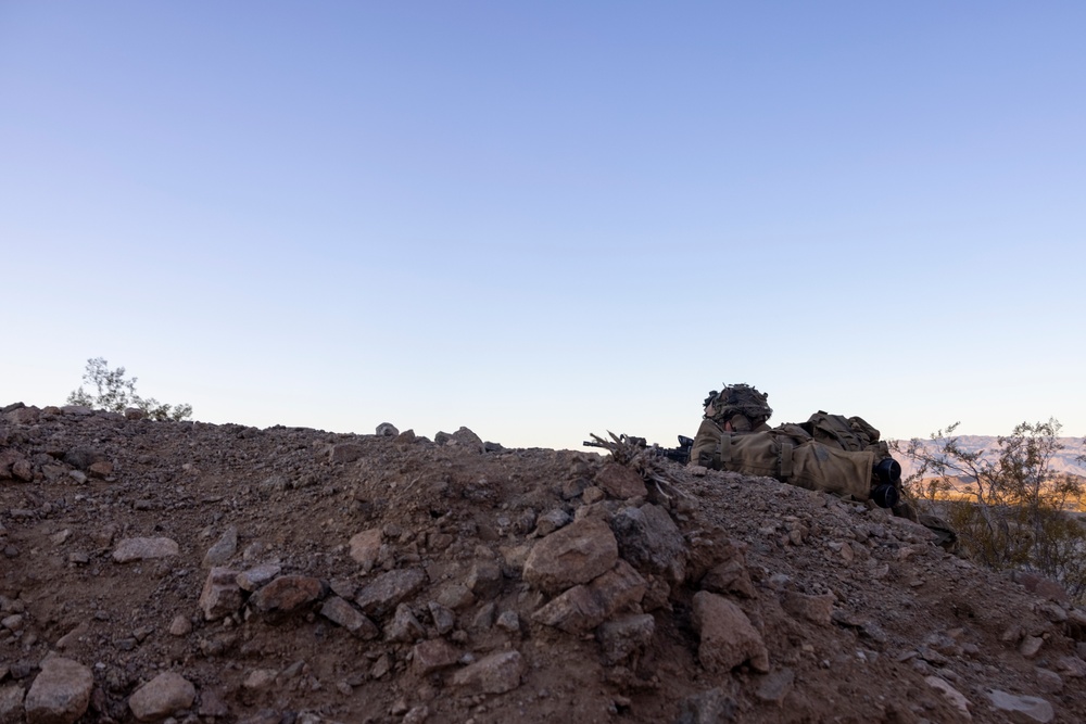 2nd Bn., 4th Marines conducts company-sized fire, maneuver range