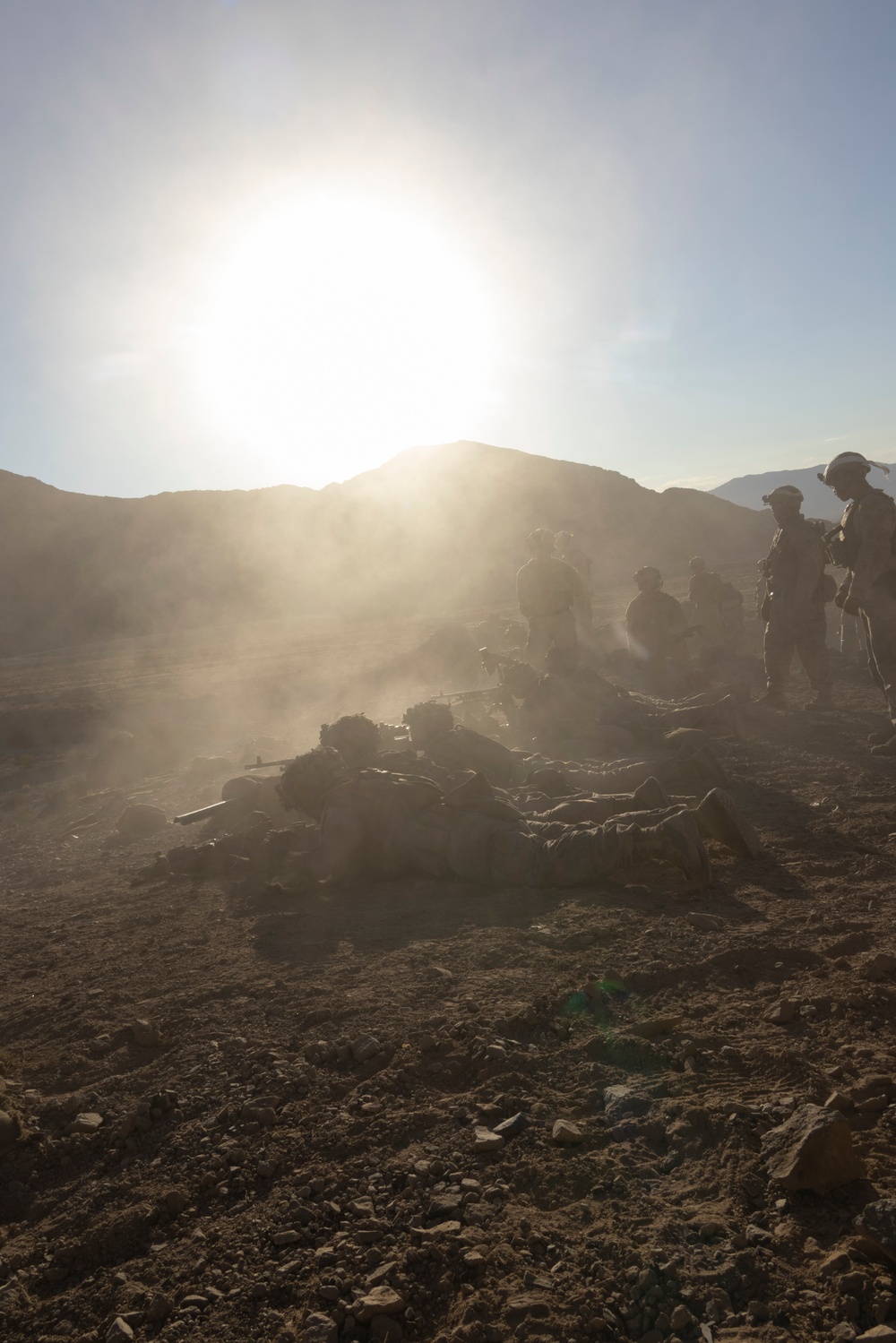 2nd Bn., 4th Marines conducts company-sized fire, maneuver range
