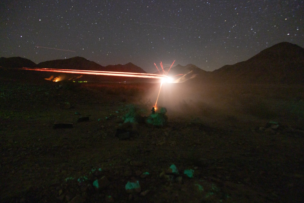 2nd Bn., 4th Marines conducts company-sized fire, maneuver range