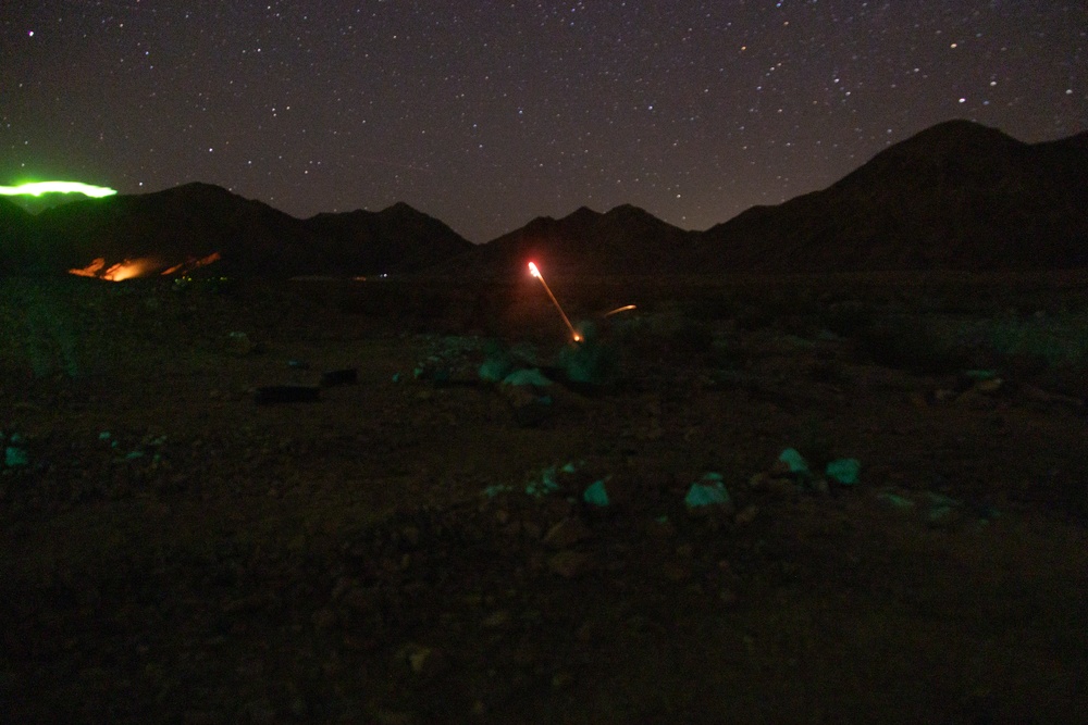 2nd Bn., 4th Marines conducts company-sized fire, maneuver range