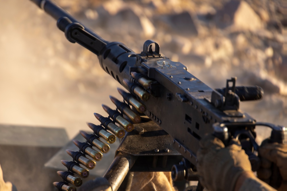 2nd Bn., 4th Marines conducts company-sized fire, maneuver range