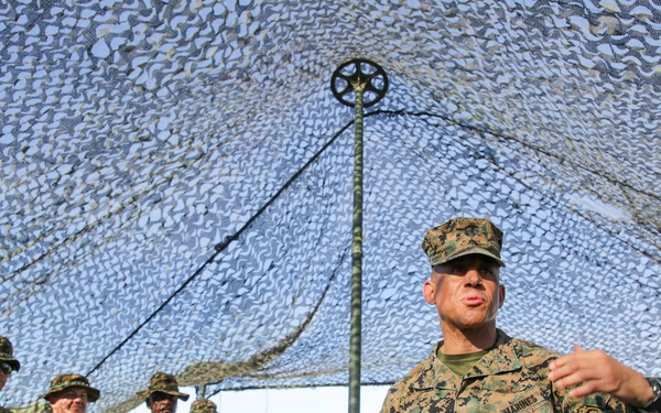 Deputy commander for Marine Forces South and Marine Forces Reserve visits Expeditionary Advanced Base North: UNITAS 2024