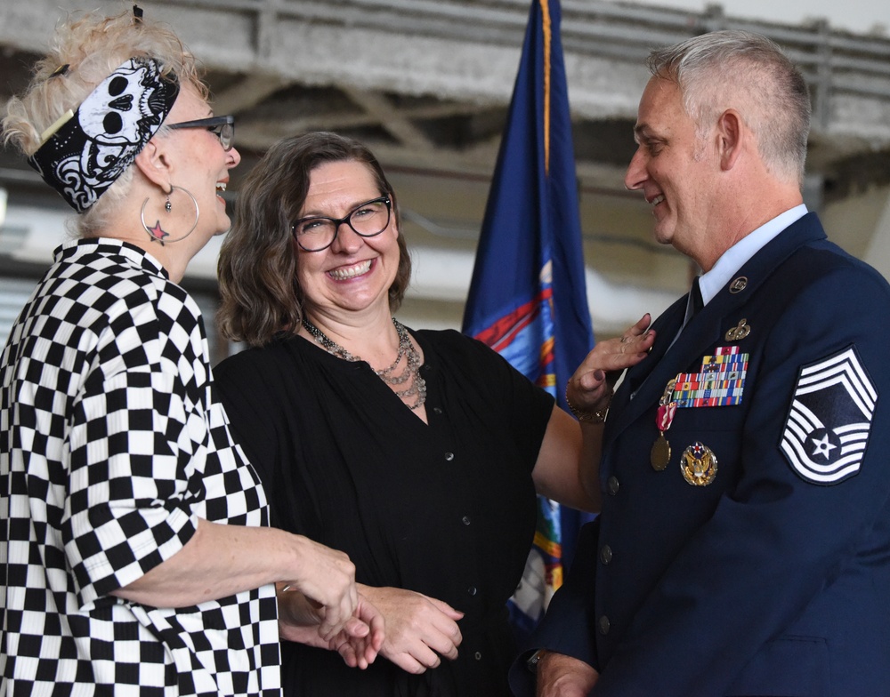 Retirement Ceremony Of New York Air National Guard Chief Master Sgt. Jason Kruenegel