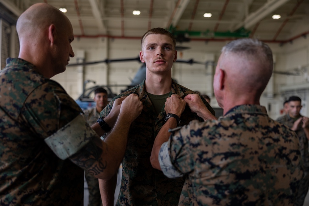 The 39th Commandant of the Marine Corps, Gen. Smith, visits Marines of 1st MAW