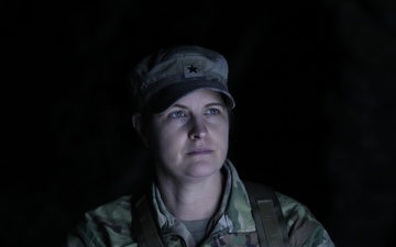 Military intelligence warfighters conduct night training as part of Always Engaged 24