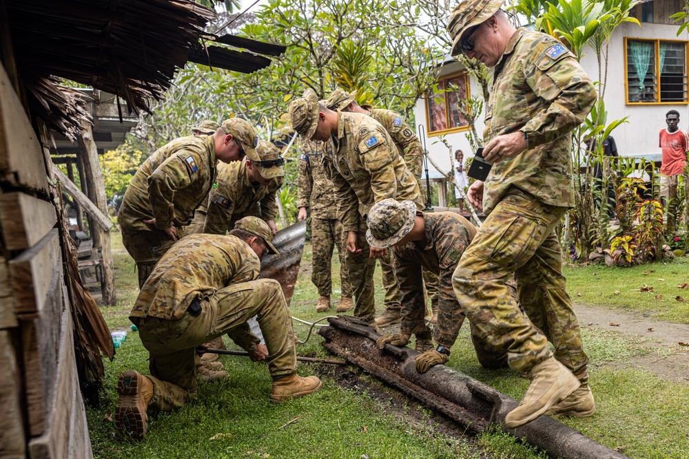 MRF-D 24.3: CLB-5 (Rein.) Marines, ADF service members remove explosive remnants of war during Operation Render Safe 2024-2