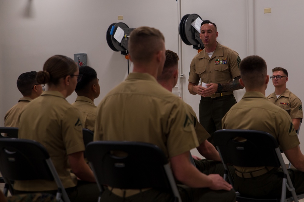 MCB Camp Blaz Marines Graduate from a Lance Corporals Leadership and Ethics Seminar