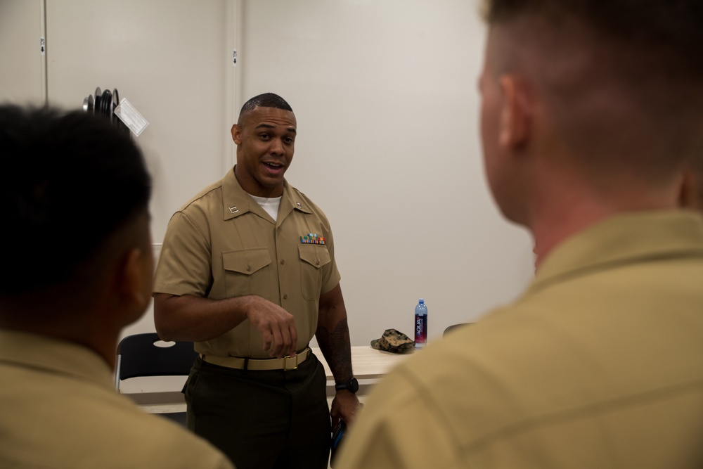 MCB Camp Blaz Marines Graduate from a Lance Corporals Leadership and Ethics Seminar