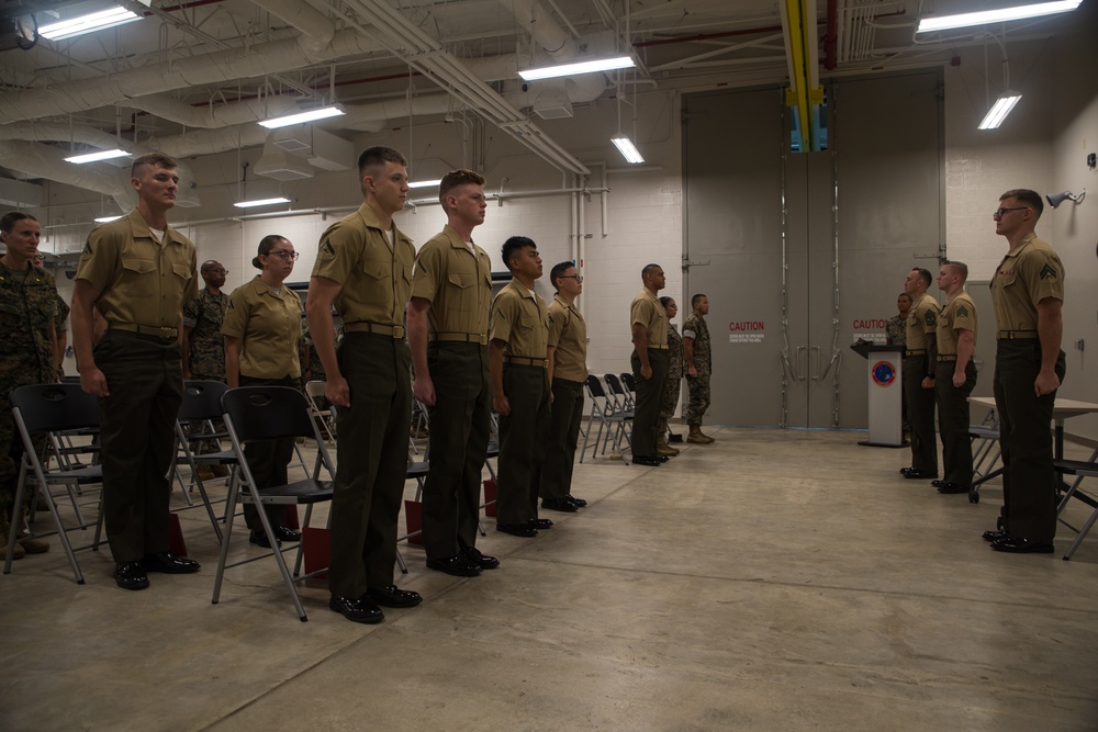 MCB Camp Blaz Marines Graduate from a Lance Corporals Leadership and Ethics Seminar