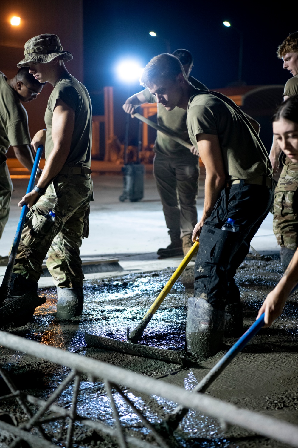 CE Deployed Concrete Pour