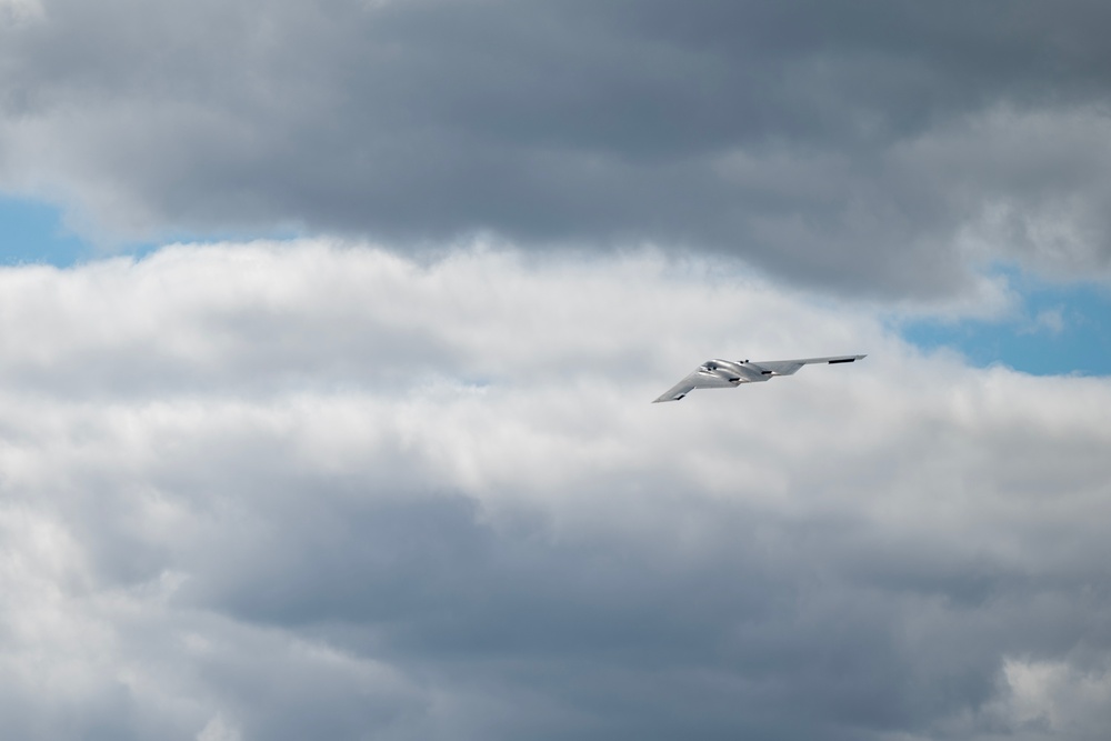 B-2 Spirt takes off and lands at RAAF Amberley, Australia during BTF mission