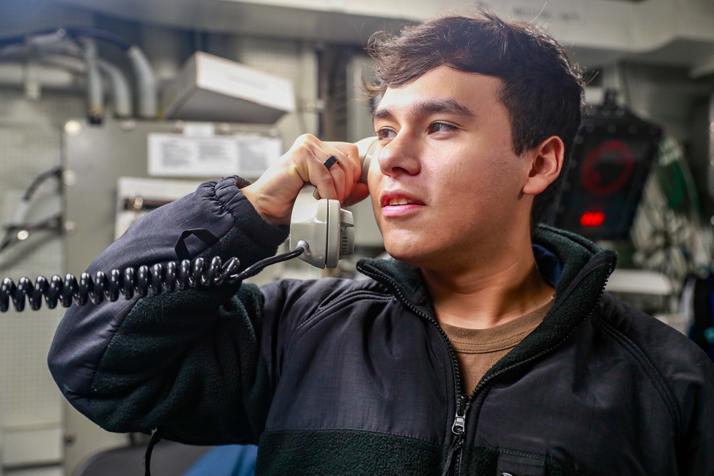 Michael Murphy conducts routine operations