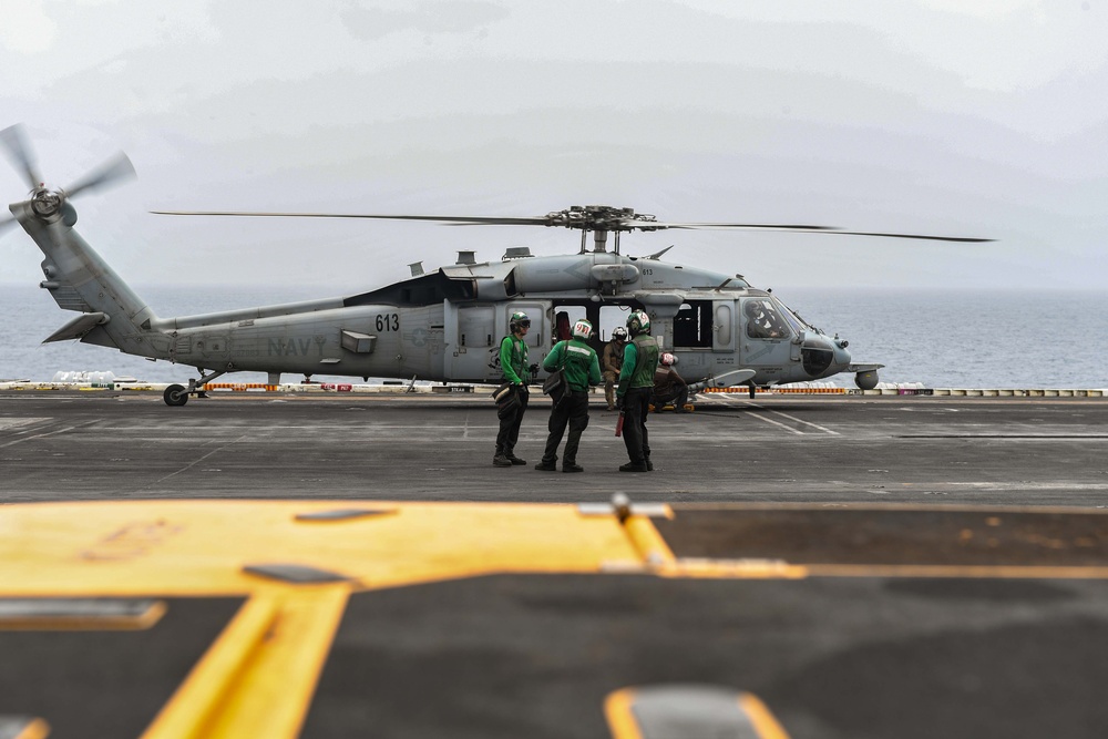 Theodore Roosevelt Regular Flight Deck Operations