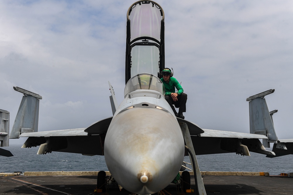 Theodore Roosevelt Regular Flight Deck Operations