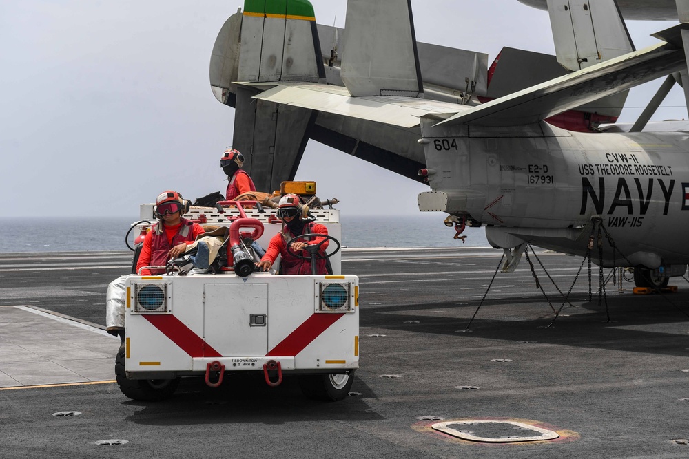 Theodore Roosevelt Regular Flight Deck Operations