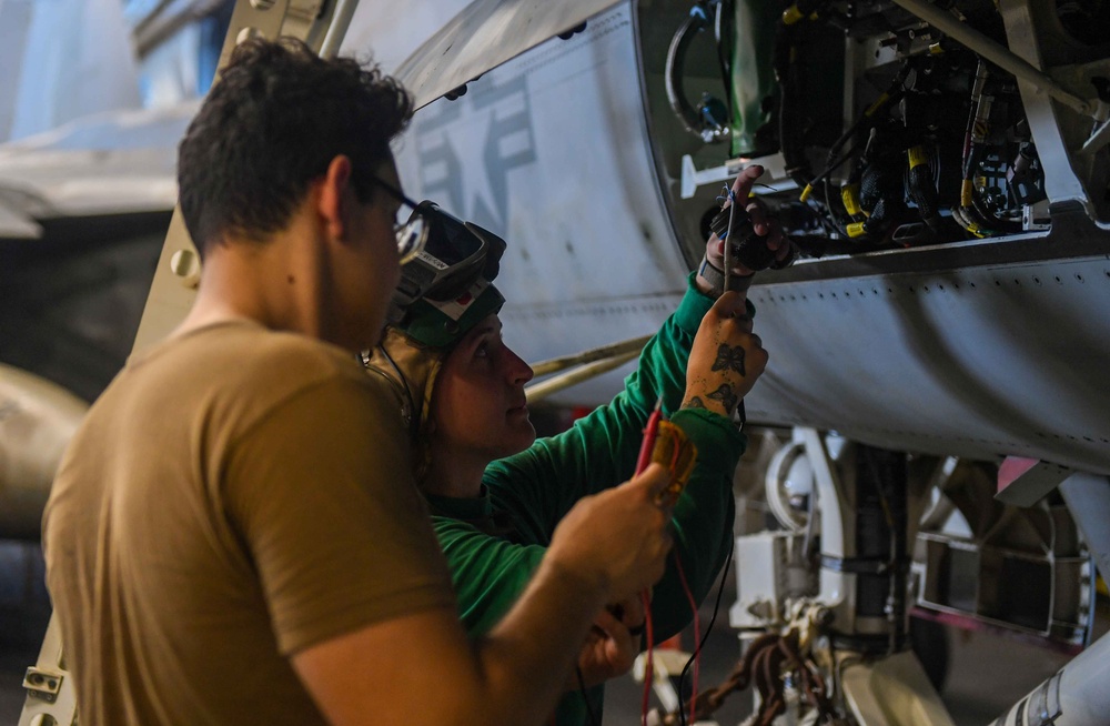 Theodore Roosevelt Aircraft Maintenance