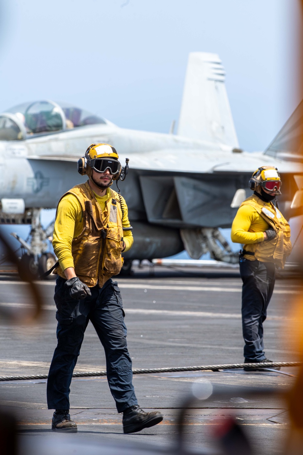 Theodore Roosevelt Flight Deck Ops