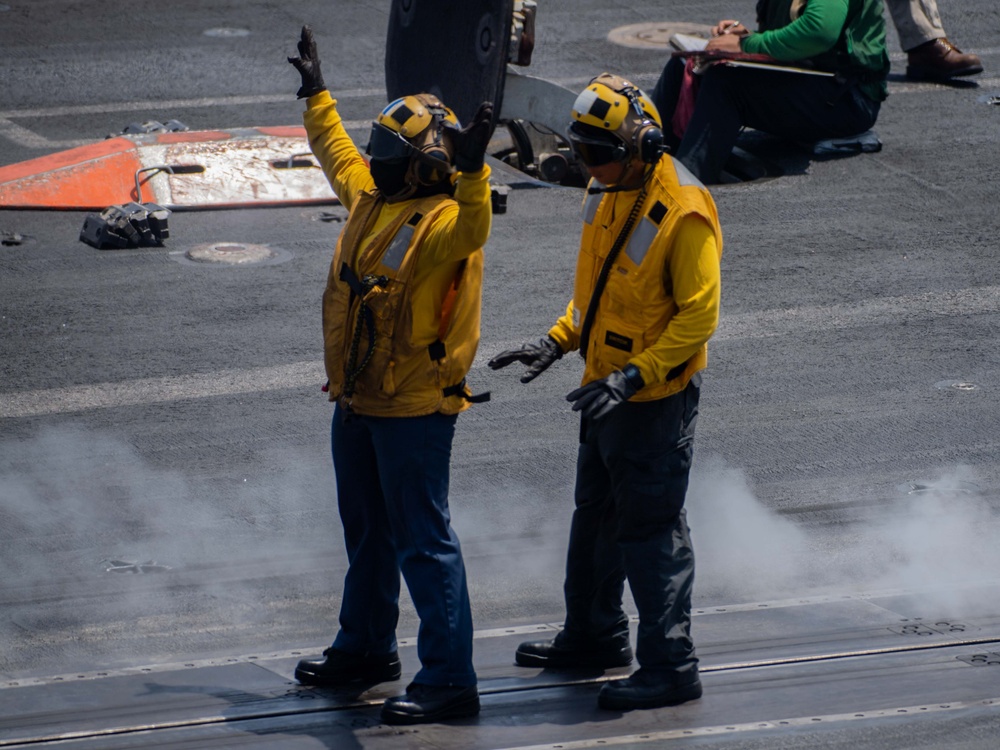 Theodore Roosevelt Flight Deck Ops