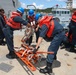 Sailors aboard the USS Howard conduct a sea and anchor detail in Okinawa, Japan