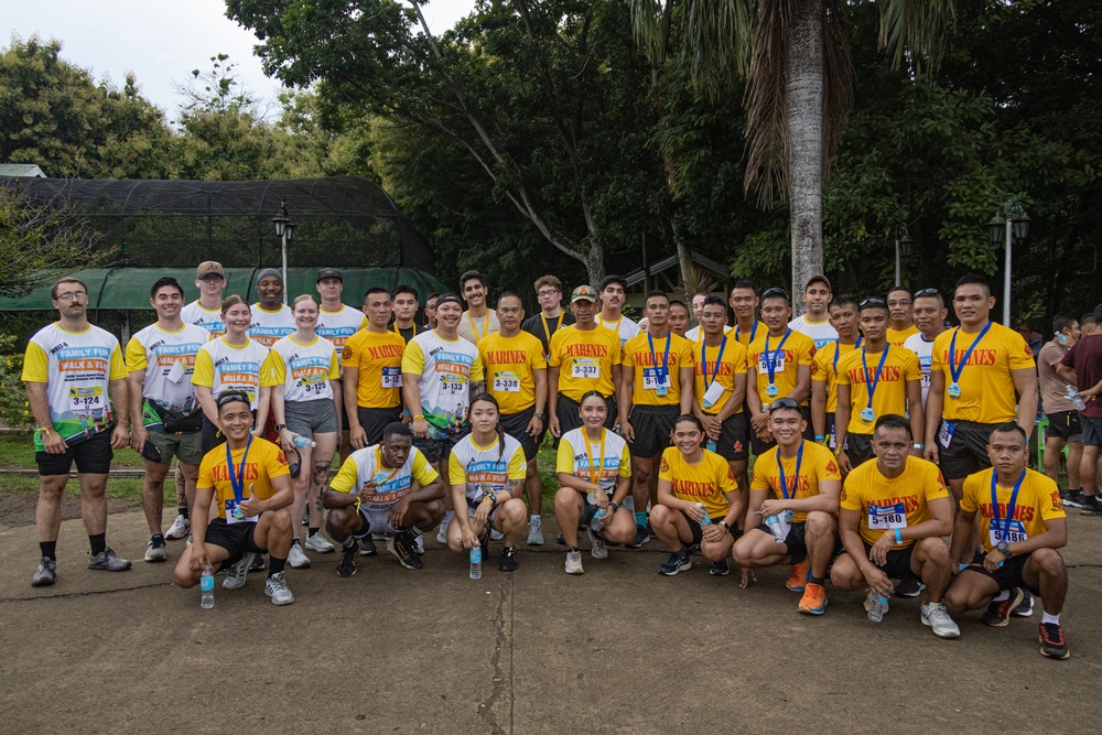 Marine Special Operations Company – Philippines participate in “Family Fun Walk &amp; Run” event in Zamboanga, Philippines