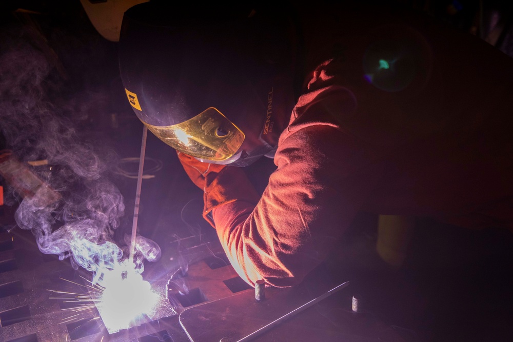 Spruance conducts routine operations