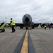 KC-135 Stratotanker &quot;hot-pit refuel&quot; ACE exercise at RAF Fairford