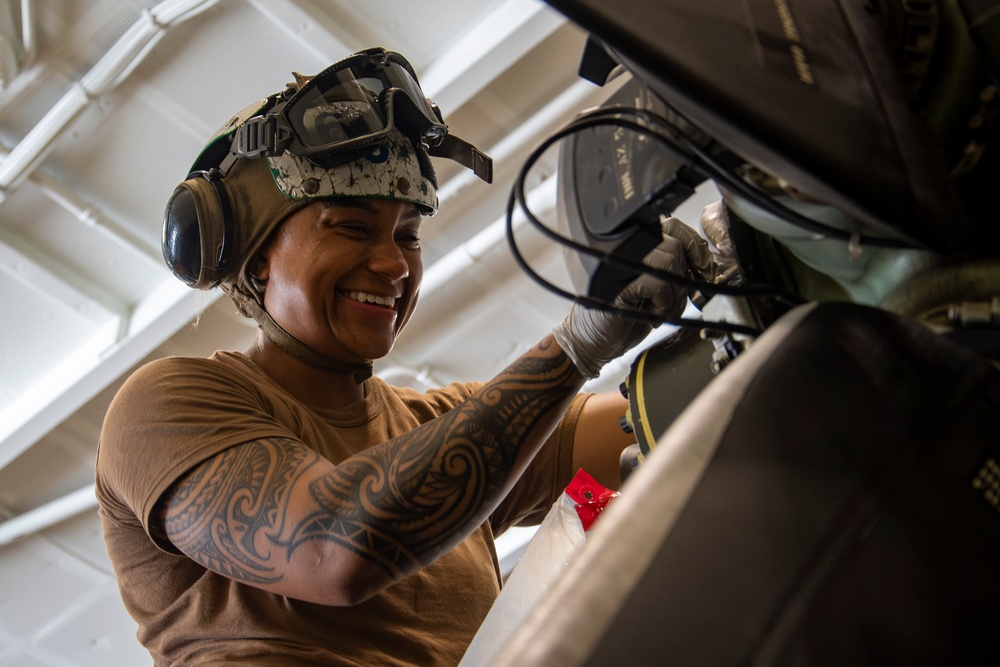 Abraham Lincoln conducts routine operations