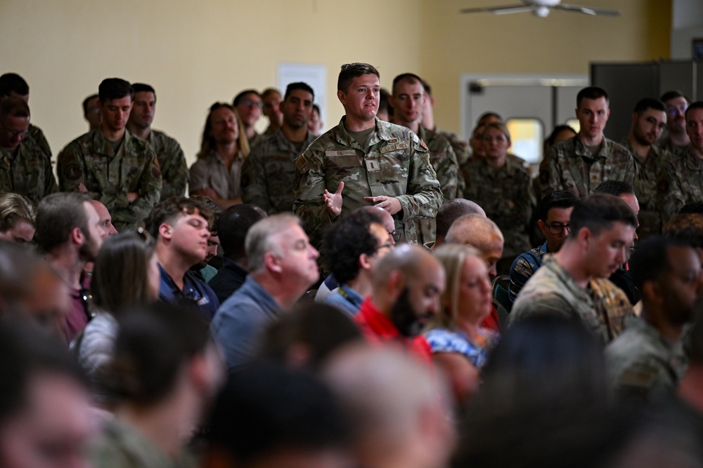 USAFWC leadership visit 350th SWW