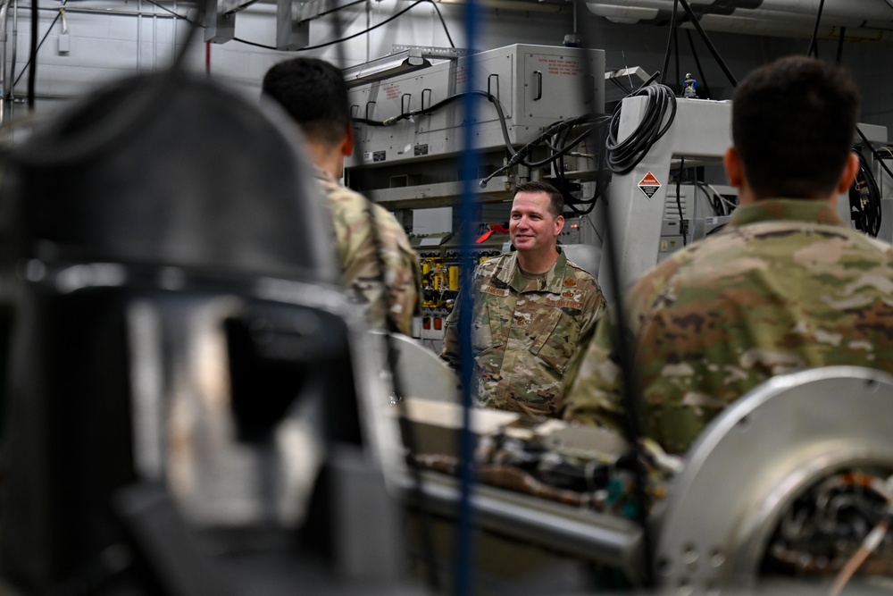 USAFWC leadership visit 350th SWW