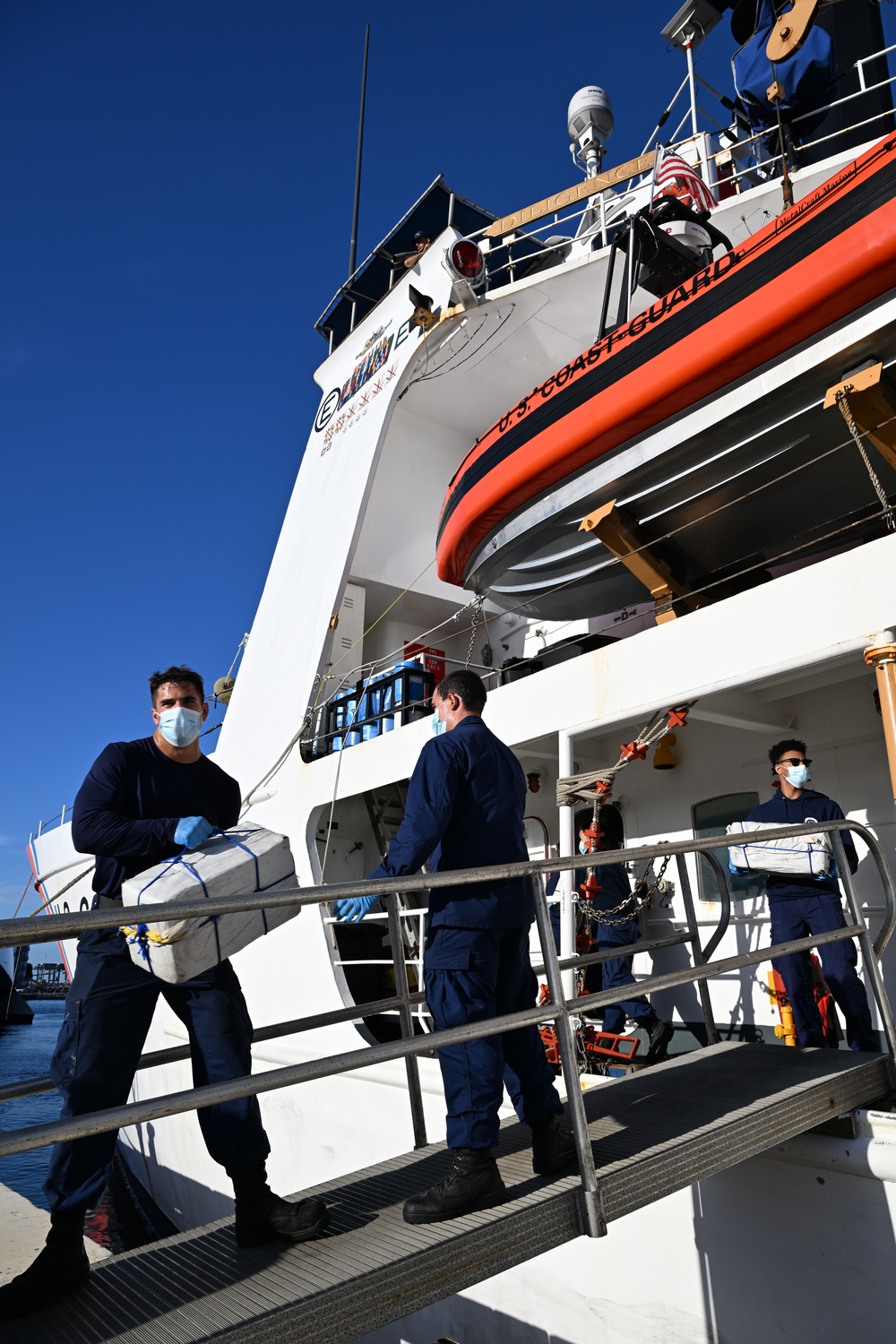 Coast Guard offloads more than $54 million in illegal narcotics interdicted in Caribbean Sea