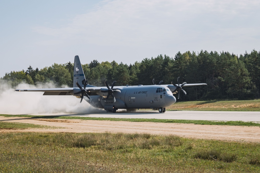 U.S. Air Force C-130s Touch Down in Hohenfels