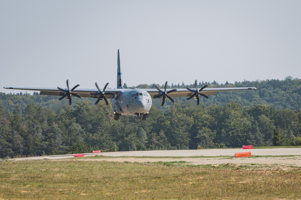 U.S. Air Force C-130s Touch Down in Hohenfels