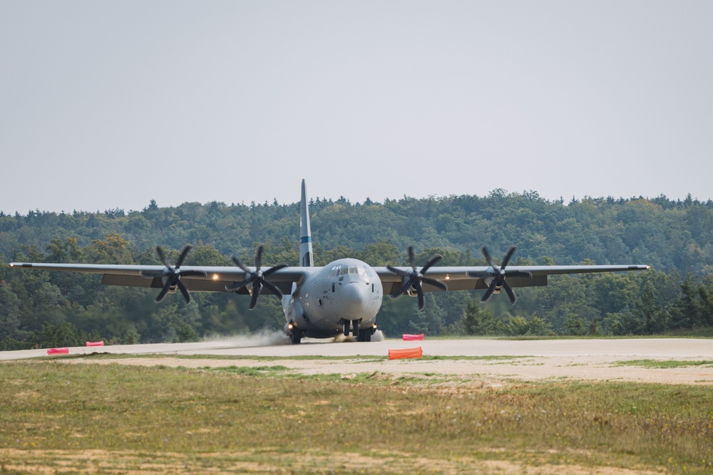 U.S. Air Force C-130s Touch Down in Hohenfels