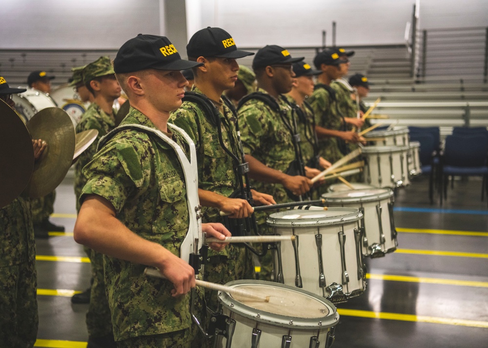 Recruits Practice for Graduation at Recruit Training Command