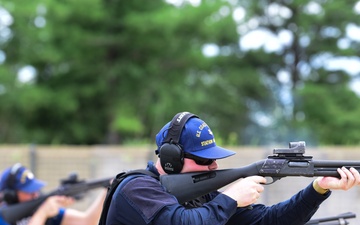 Coast Guard Station Boston crewmembers perform firearm training