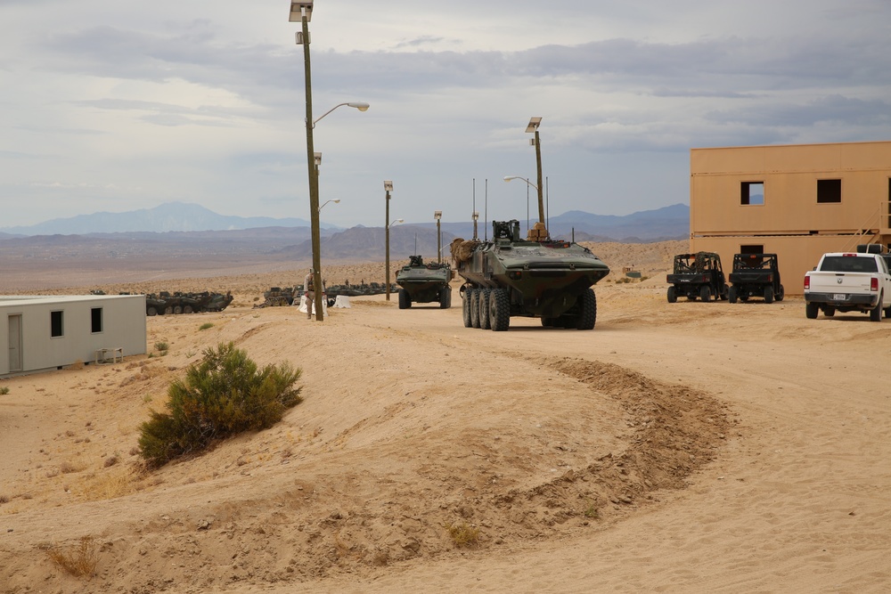 Marines with 3/5 conduct urban lane training