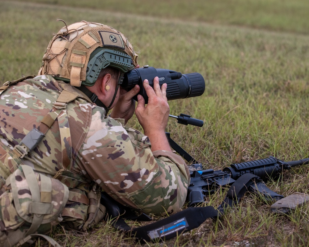 Guardsmen compete in the 2024 All Guard Marksmanship Team Tryouts - Day 1