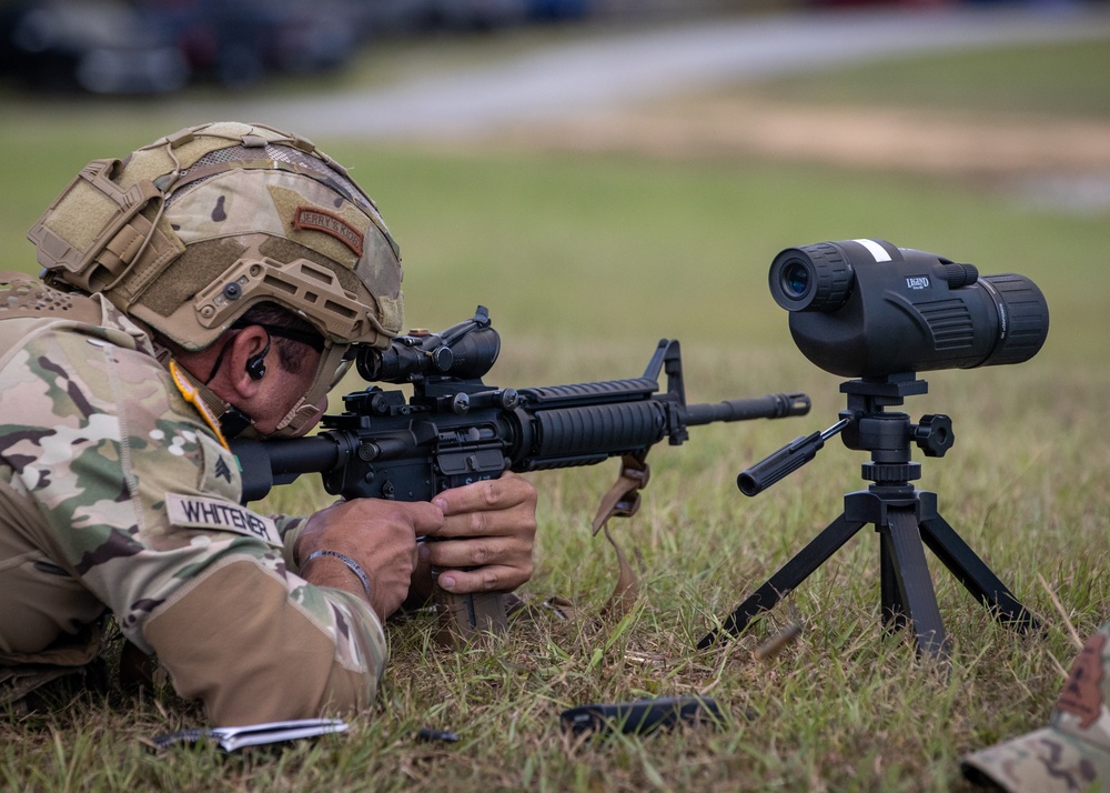 Guardsmen compete in the 2024 All Guard Marksmanship Team Tryouts - Day 1
