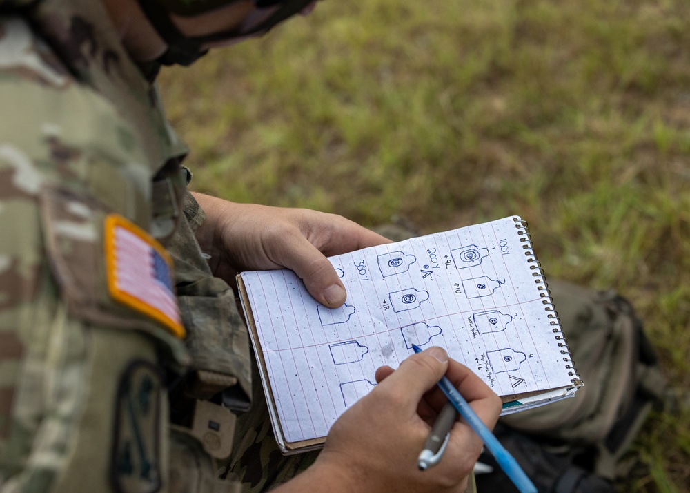 Guardsmen compete in the 2024 All Guard Marksmanship Team Tryouts - Day 1