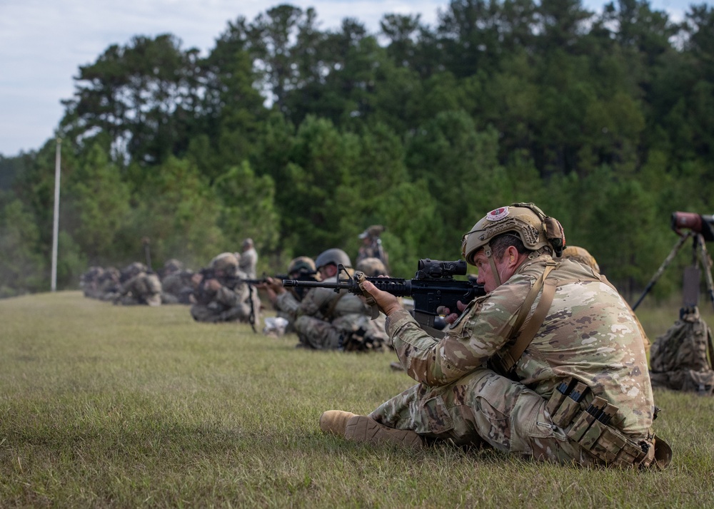 Guardsmen compete in the 2024 All Guard Marksmanship Team Tryouts - Day 1