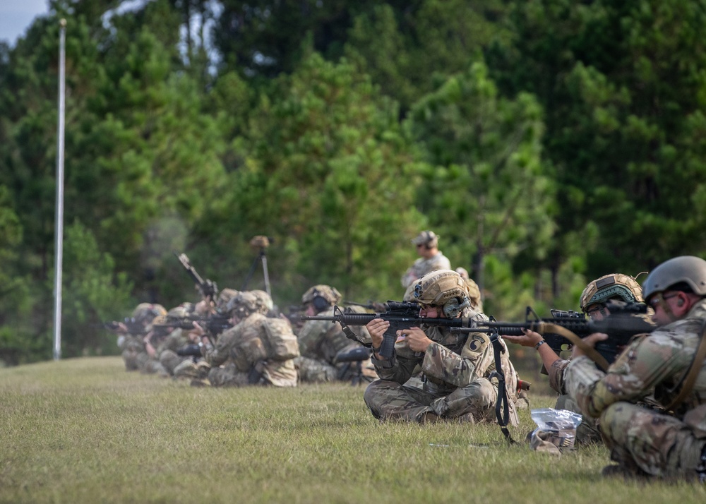 Guardsmen compete in the 2024 All Guard Marksmanship Team Tryouts - Day 1
