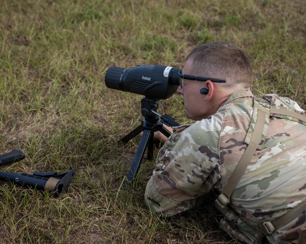 Guardsmen compete in the 2024 All Guard Marksmanship Team Tryouts - Day 1
