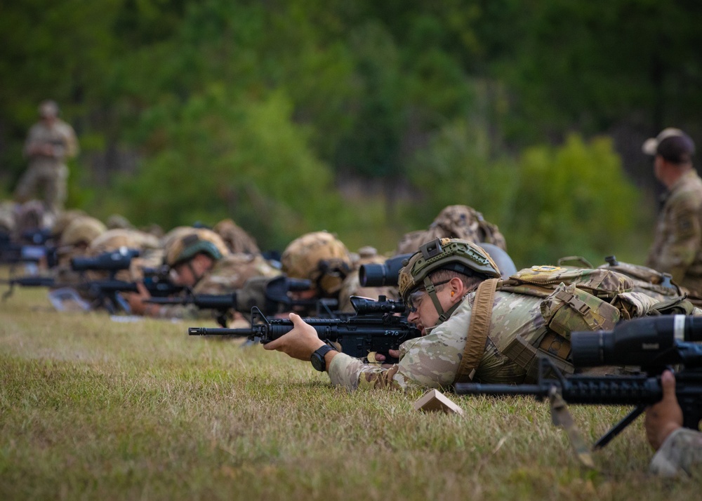 Guardsmen compete in the 2024 All Guard Marksmanship Team Tryouts - Day 1