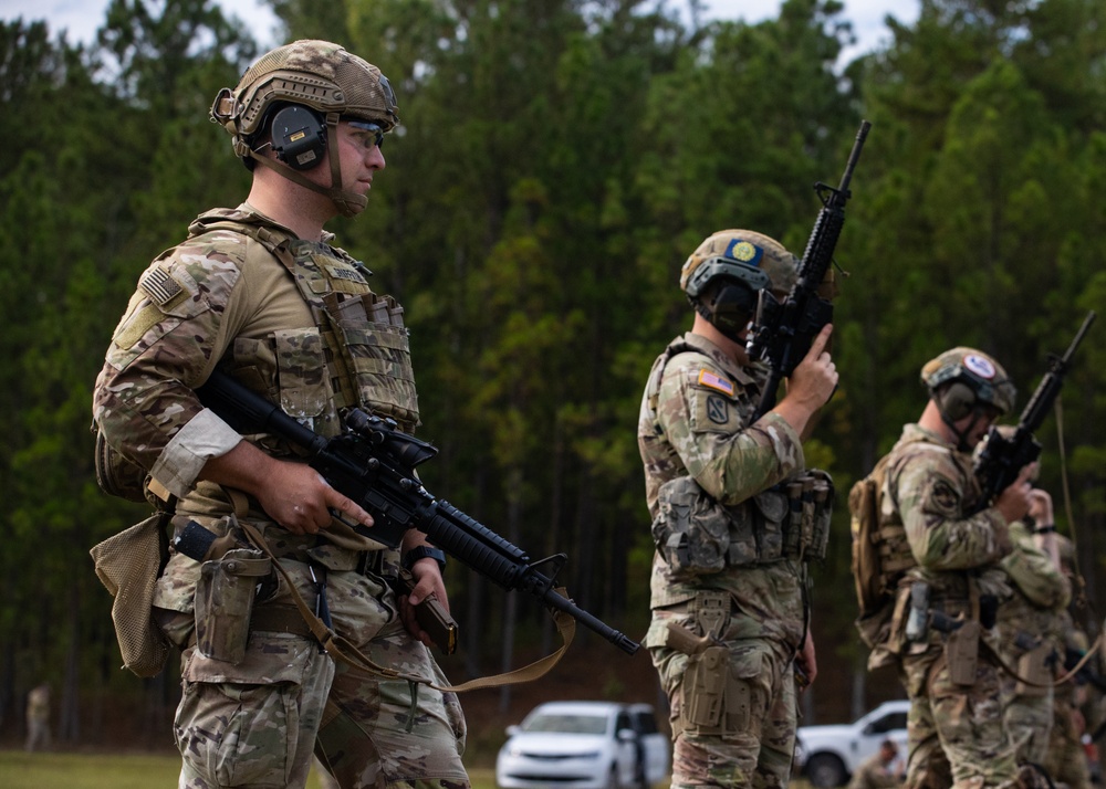 Guardsmen compete in the 2024 All Guard Marksmanship Team Tryouts - Day 1