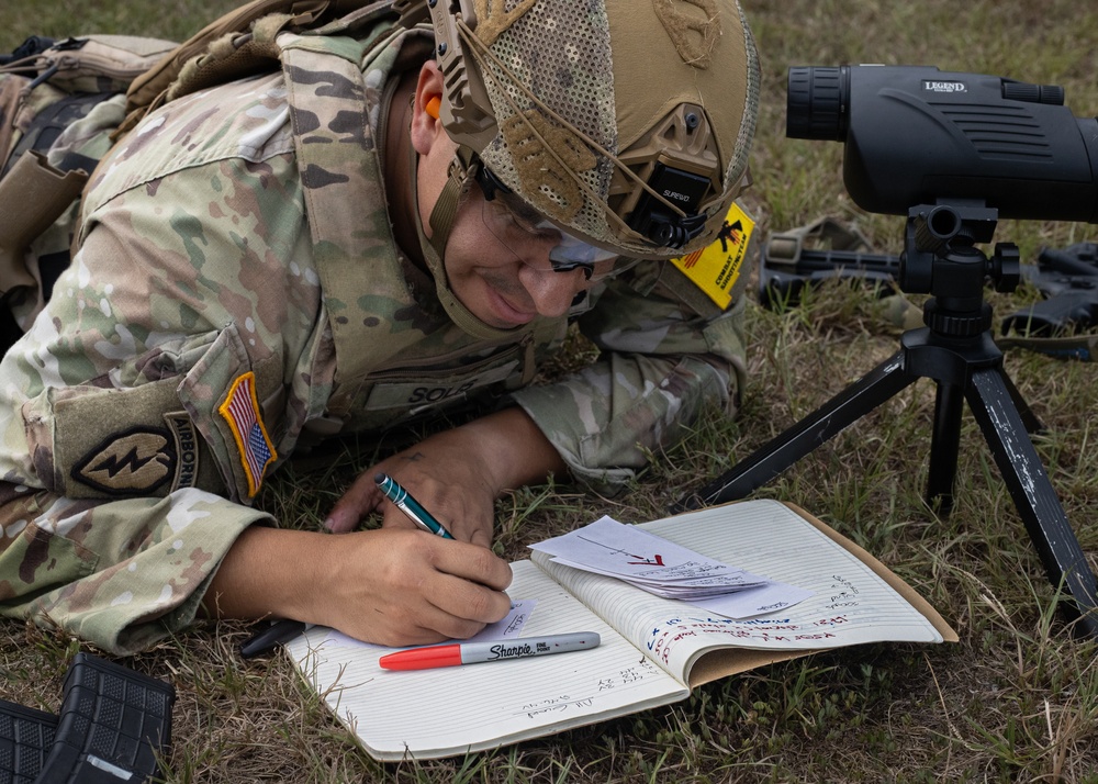 Guardsmen compete in the 2024 All Guard Marksmanship Team Tryouts - Day 1