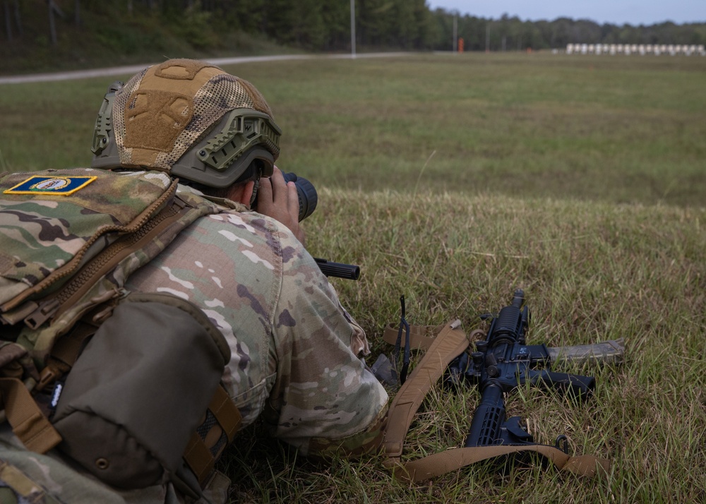 Guardsmen compete in the 2024 All Guard Marksmanship Team Tryouts - Day 1