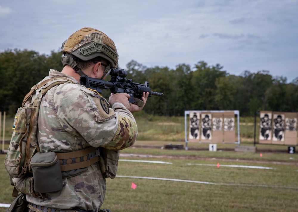 Guardsmen compete in the 2024 All Guard Marksmanship Team Tryouts - Day 1