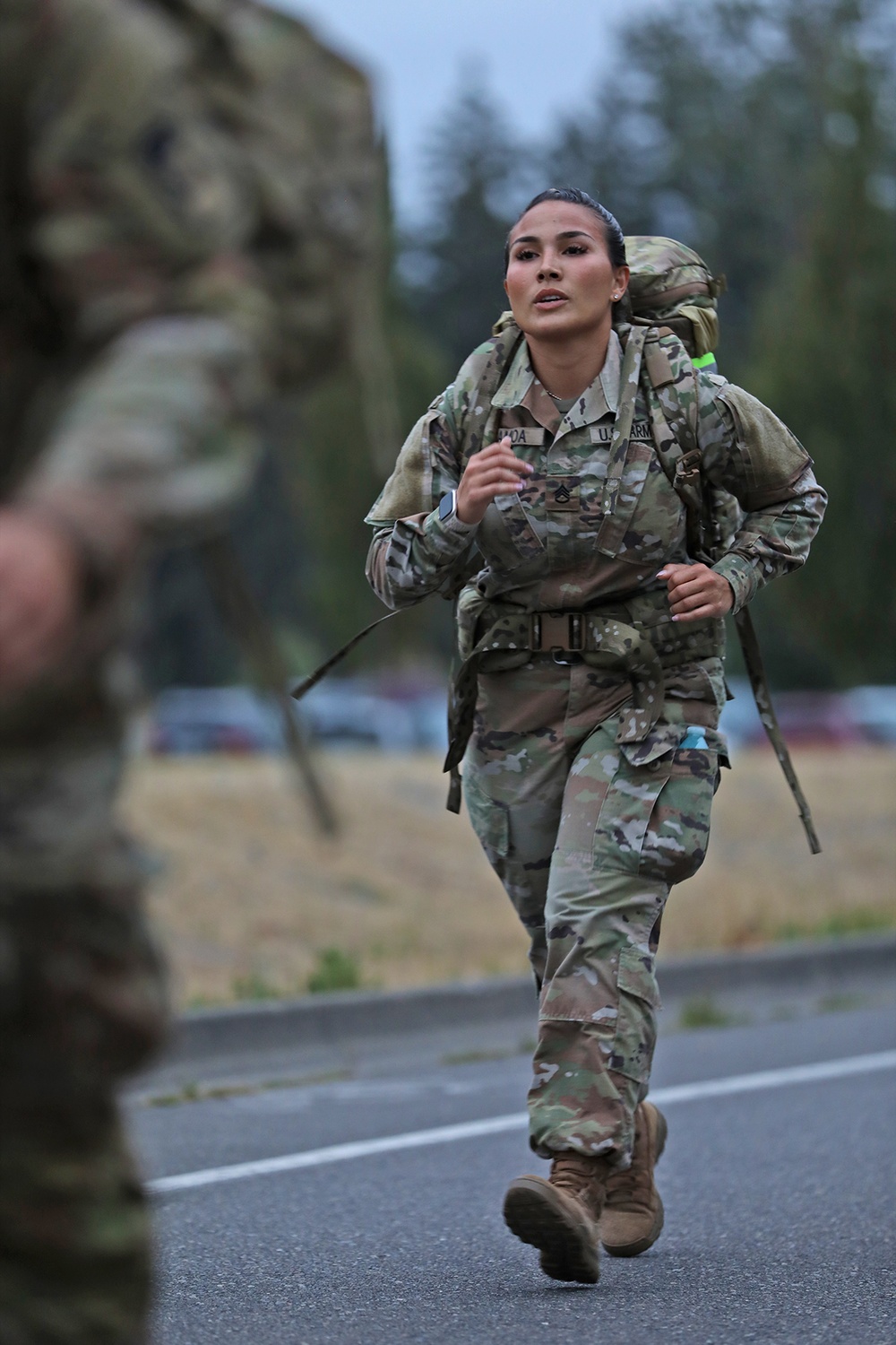 Final Event for 13th CSSB Soldiers Earning German Badge