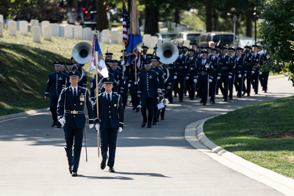 Military Funeral Honors with Funeral Escort are Conducted for U.S. Air Force Col. Joseph Kittinger, Jr. in Section 36